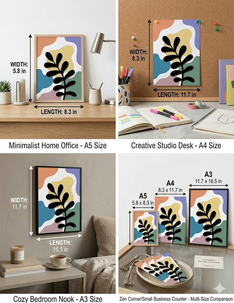 The "Serene Silhouette" Poster
