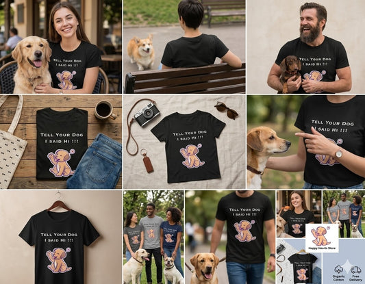 The "Pawsitive Greeting" Tee