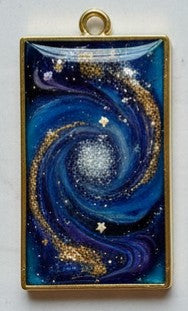 The "Cosmic Kiss" Pendant