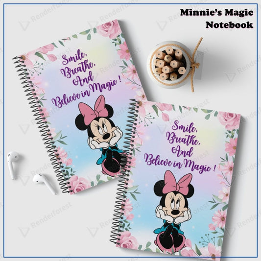 The "Minnie Floral Magic" Notebook