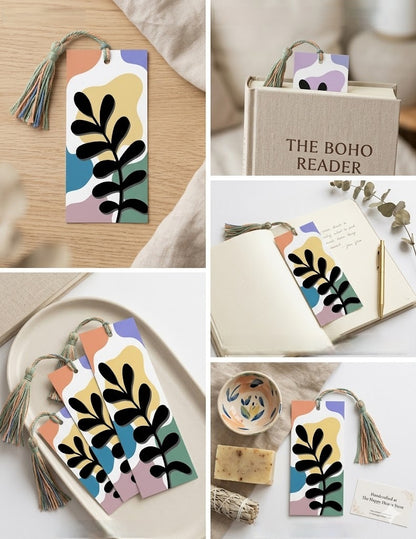 The "Botanical Bliss" Bookmark