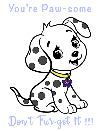 The "Paw-some Reminder" Sticker