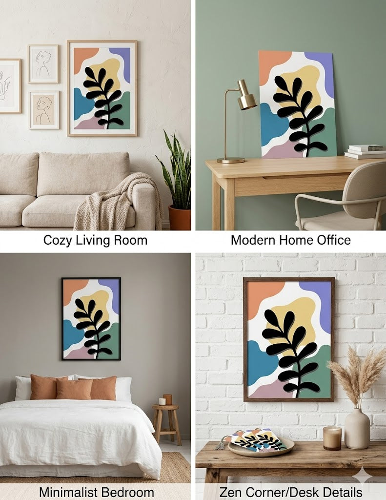 The "Serene Silhouette" Poster