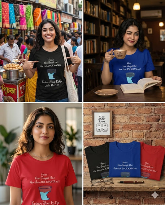 The "Jol Khata" Bangali Sarcasm Tee